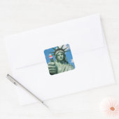 Statue de la Liberté avec autocollant d'élection (Enveloppe)
