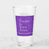 Statue de la Liberté Carte de Voyage Pint Verre Tu (Dos)