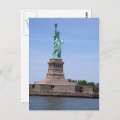 Statue de la Liberté - Carte postale Pleine Vue (Devant / Derrière)