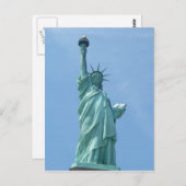 Statue de la Liberté - Closeup Carte postale (Devant / Derrière)