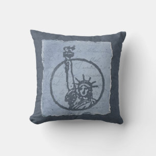 Statue de la Liberté Coussin décoratif