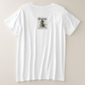 STATUE DE LA LIBERTÉ DANS B&W DISIGN SUR TSHIRT (Design dos)