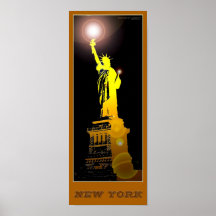 Statue de la Liberté de New York - 02 - Affiche de