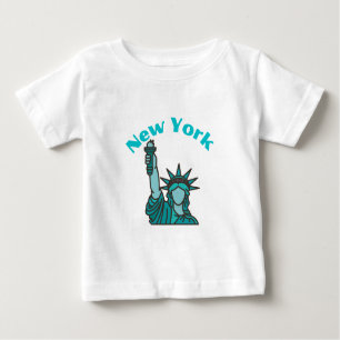 Statue de la Liberté de New York en T-shirt Turquo