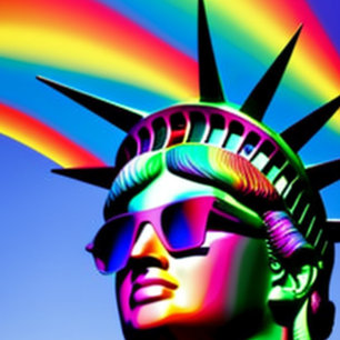 Statue de la Liberté Face T-shirt