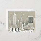 Statue de la Liberté icônique et vacances à la vue (Recto/Verso)