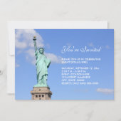 Statue de la Liberté Invitation (Devant)