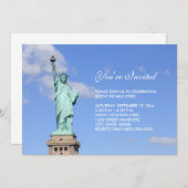 Statue de la Liberté Invitation (Devant / Derrière)