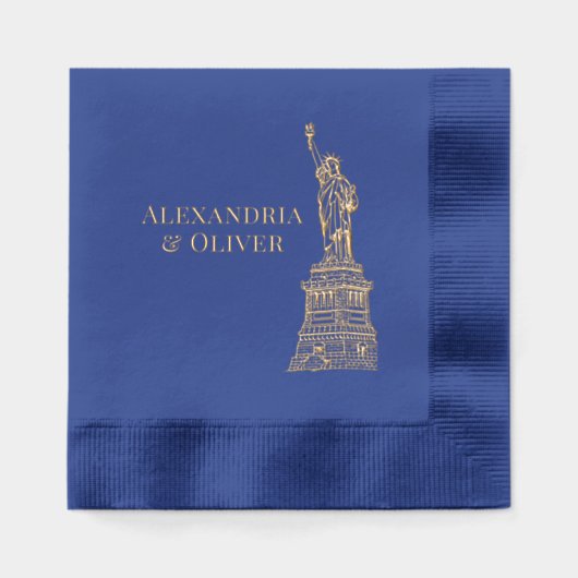 Statue de la Liberté NYC Nom de couple (Recto)