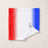 Statue de la Liberté Rayure Rouge Blanc Bleu (Gant de toilette)