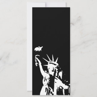 Statue de la Liberté Silhouette Invitation