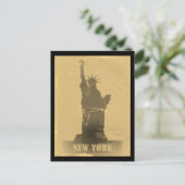 Statue de la Liberté Vintage - cartes postales (Debout devant)