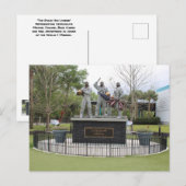 Statue De La Nasa L'Aigle A Déposé Carte Postale (Devant / Derrière)