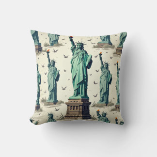 statue de liberté coussin coussin