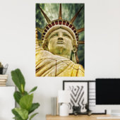 Statue de Liberty USA Colour Photo Poster mural (Bureau à domicile)