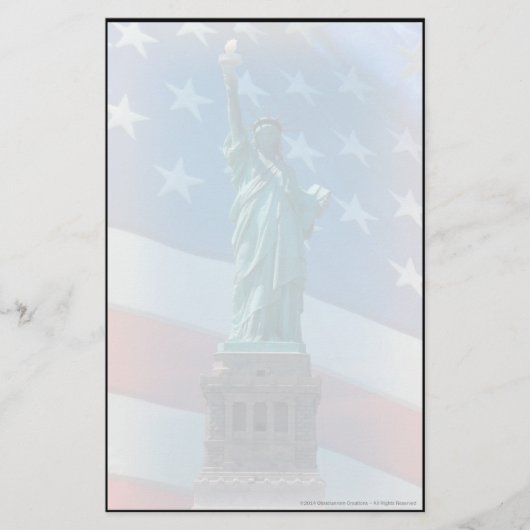 Statue de papeterie de coutume de liberté (Devant)