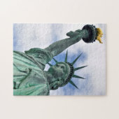 Statue de puzzle de photo de liberté (Horizontal)