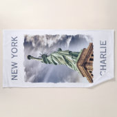 Statue de serviette de plage nommée faite sur (Devant)