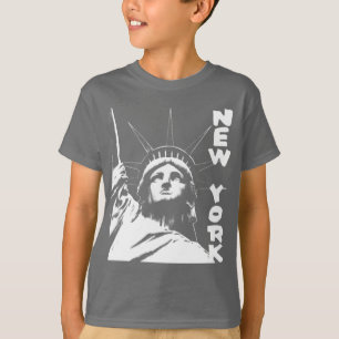 Statue de T-shirt de New York de l'enfant de
