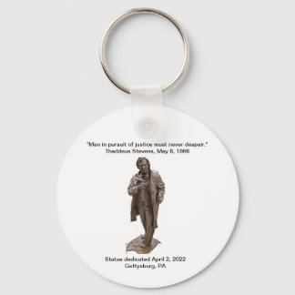 Statue dedication keychain