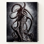 Statue déplaisante d'un Carnet d'entité Alien anti (Dos)