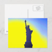Statue des cartes postales Liberty (Devant / Derrière)