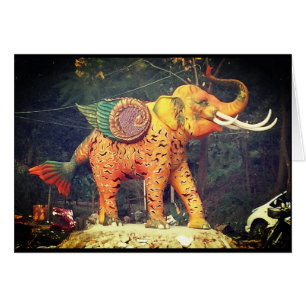 Statue des éléphants d'Imaginaire en Chiang Mai, T