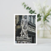 Statue d'Hercules et Cacus, Florence Carte postale (Debout devant)