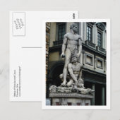Statue d'Hercules et Cacus, Florence Carte postale (Devant / Derrière)