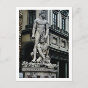 Statue d'Hercules et Cacus, Florence Carte postale