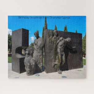 Statue Dherynia Chypre. Puzzle