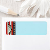 Statue du Étiquette de adresse de la liberté (En situation)