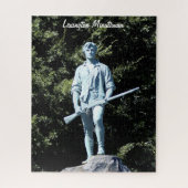 Statue du Minuteman Lexington historique Puzzle (Vertical)