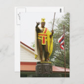 Statue du roi Kamehameha - Carte postale (Devant / Derrière)