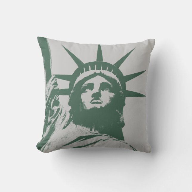 Statue du souvenir NY de New York de coussin de (Recto)