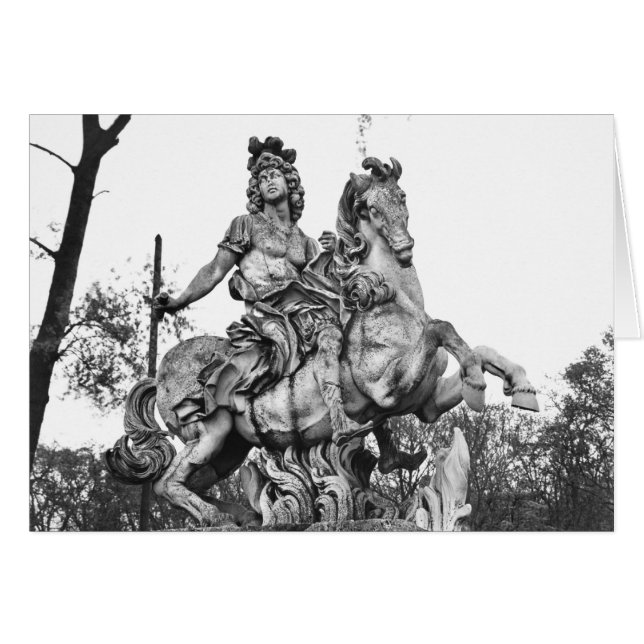 Statue équestre de Louis XIV (Devant horizontal)