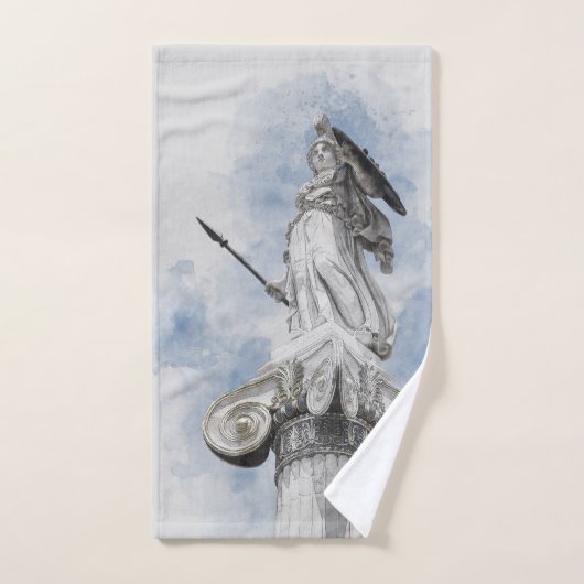 Statue grecque antique Athéna (Serviette à main)