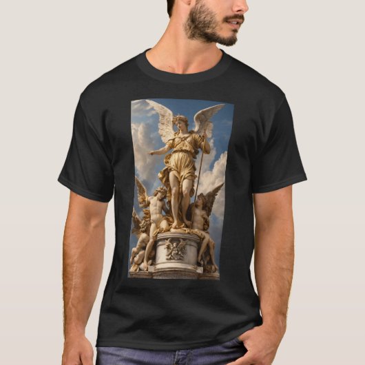 Statue grecque de dieu t-shirt (Devant)