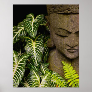 Statue in a Garden Location Information: Chiang Ma Poster