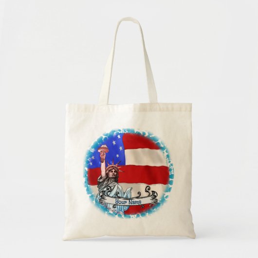 Statue Liberty Tote Bag (Voorkant)