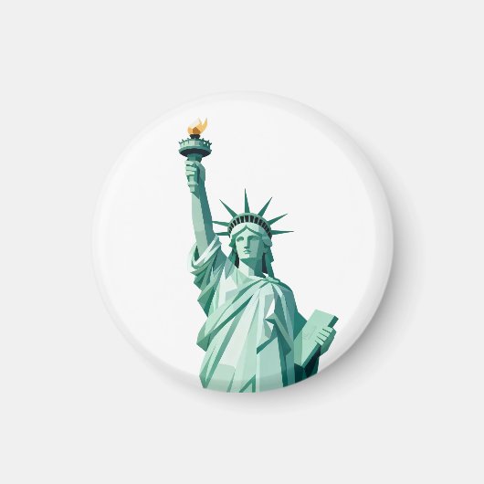 Statue moderne de la liberté Magnet (Devant)