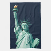 Statue moderne Liberty Serviette de cuisine (Vertical)