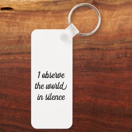 Statue of David by Michelangelo Sleutelhanger (Achterkant)