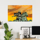 Statue of Kusunoki Masashige, Japan Poster (Thuiskantoor)