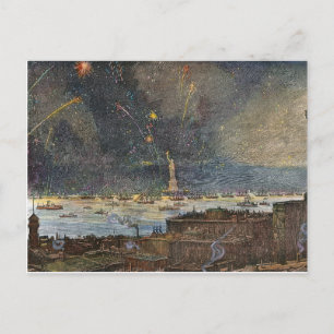 STATUE OF LIBERTY, 1886 BRIEFKAART