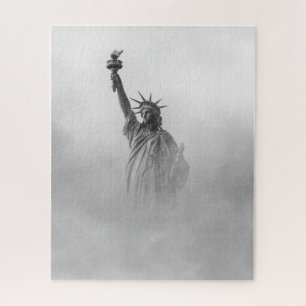 Statue of Liberty America Black and White Legpuzzel