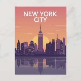 Statue of Liberty Bold Graphic Est 1886 Briefkaart