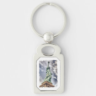 Statue of Liberty custom monogram key chain Sleutelhanger