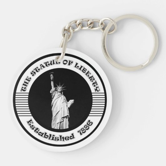 statue of liberty sleutelhanger (Achterkant)