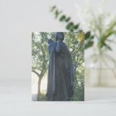 'Statue of Sacagawea en haar zoon, gids over de Briefkaart (Staand voorkant)